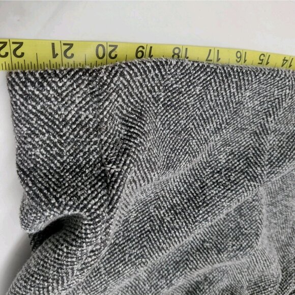 Lands End Womens Skirt Size 22W Tweed Black White Zipper Length 24" Size 22 W - Picture 6 of 9